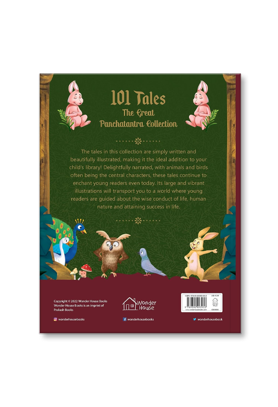 101 Tales The Great Panchatantra Collection - Collection of Witty Moral Stories For Kids For Personality Development (Hardback)