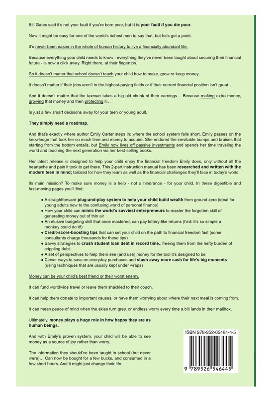 Money Skills for Teens and Financial Literacy for Young Adults