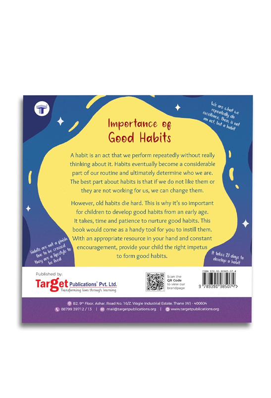 30 Basic Good Habits Book for Kids | Manners Book Encourage Kindness, Discipline, Fitness and Exercise | Children Books for 2 - 6 Year