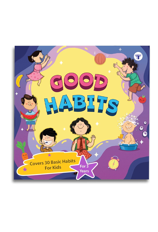 30 Basic Good Habits Book for Kids | Manners Book Encourage Kindness, Discipline, Fitness and Exercise | Children Books for 2 - 6 Year front